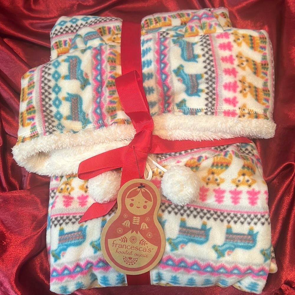 Christmas hooded onesie